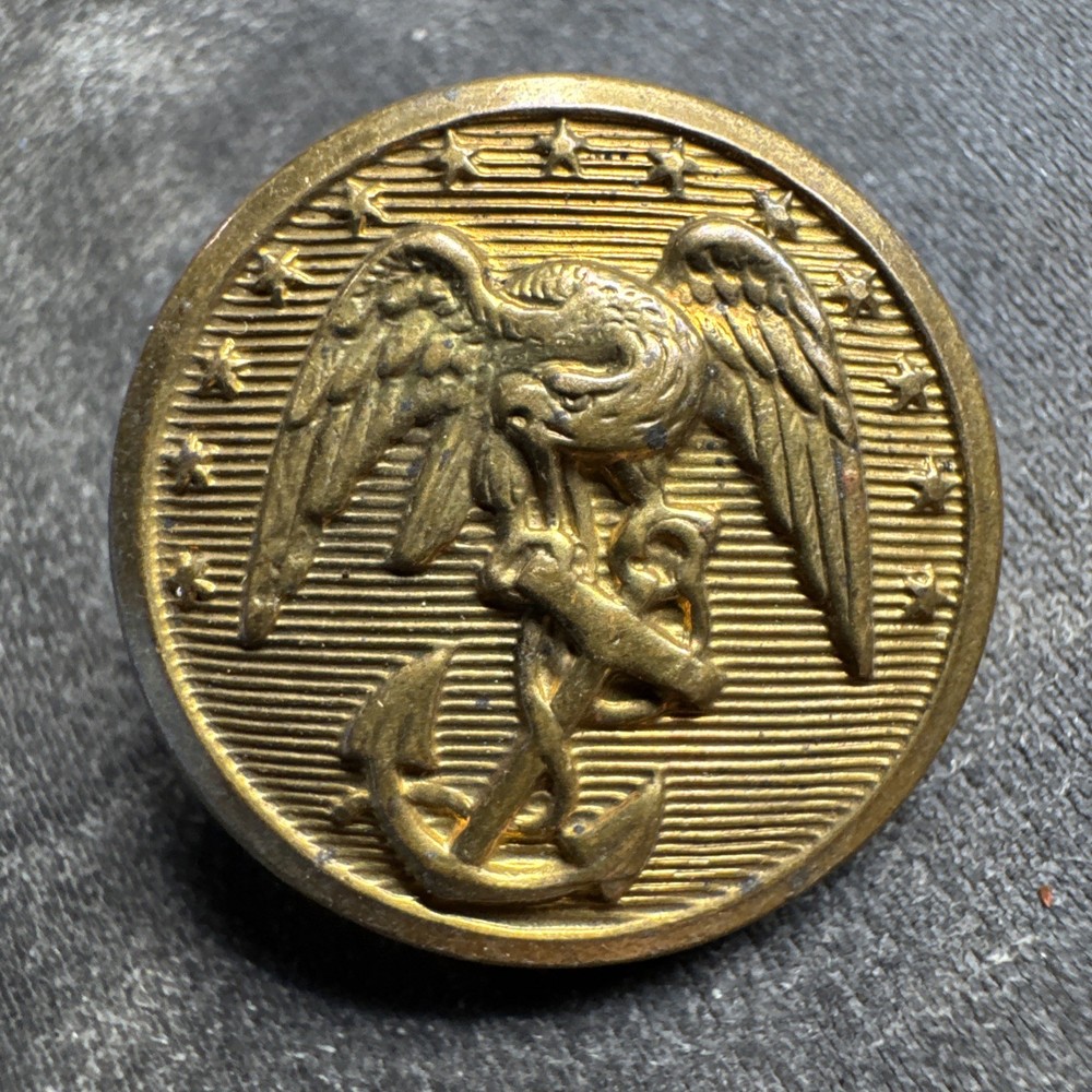 Vtg USMC Eagle Anchor Uniform Coat Button 💥#20