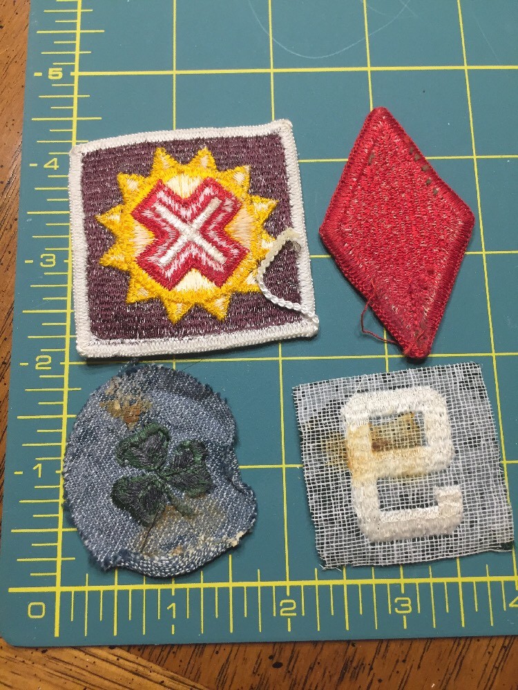 4 Vintage Scout Patches