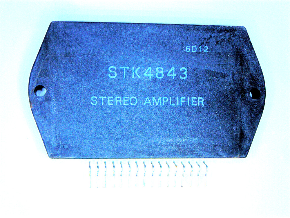 STK4843  "Original" SANYO  16P SIP IC  1 pc
