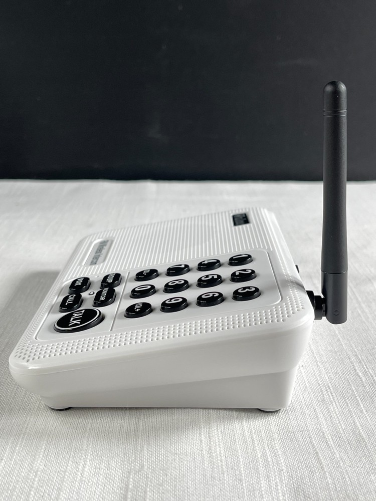 Wuloo W666-P4 White Wireless 10 Channel 3 Code Intercom System Pack Of 4