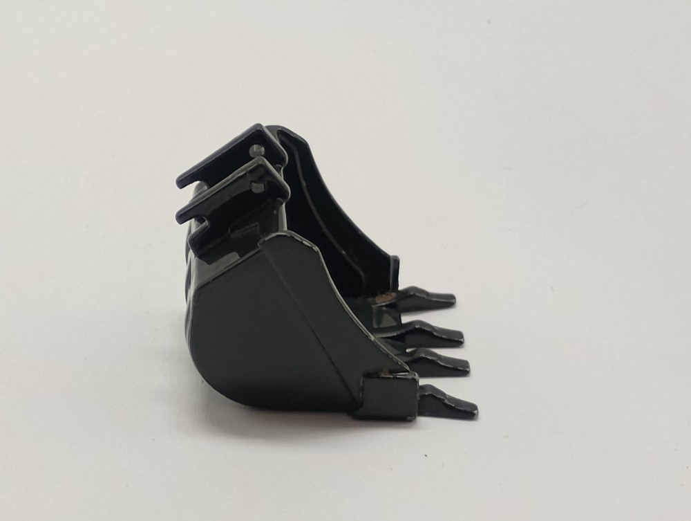 Approx 1-1/4" Black Diecast Excavator Backhoe Construction Replacement Bucket