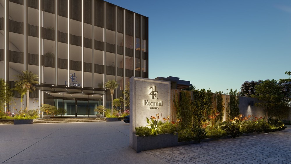 Modern Corporate Office Building 3D Model | SketchUp + PNG Render | Mee Studio