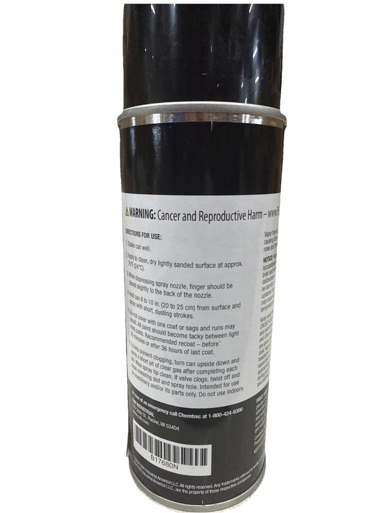 CNH - High-Performance Enamel - MS 50 Gloss Black Paint - 12oz - 6 Pack