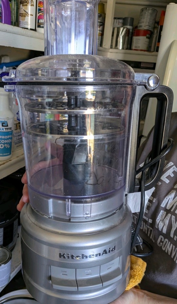 KitchenAid 7-Cup Food Processor - Contour Silver - Easy Assembly & Clean