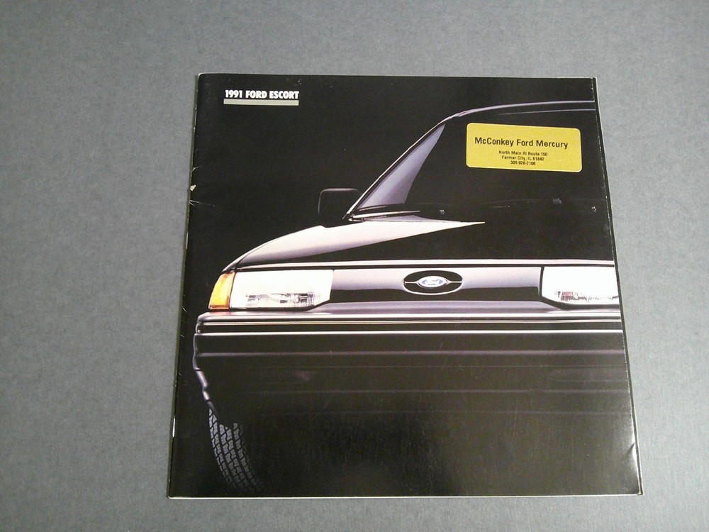1991 Ford Escort Sales Catalog