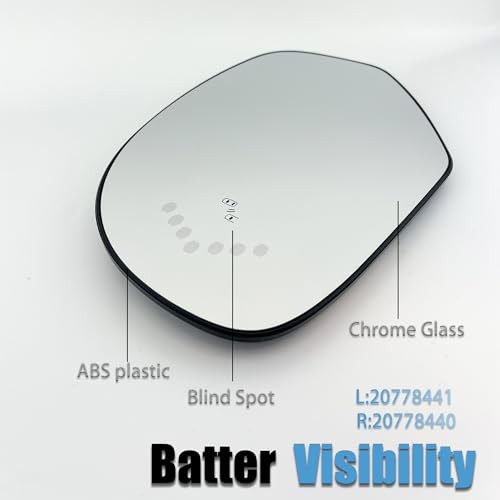 Left Driver Side Replacement Mirror Glass For 2009 2010 2011 left driver side