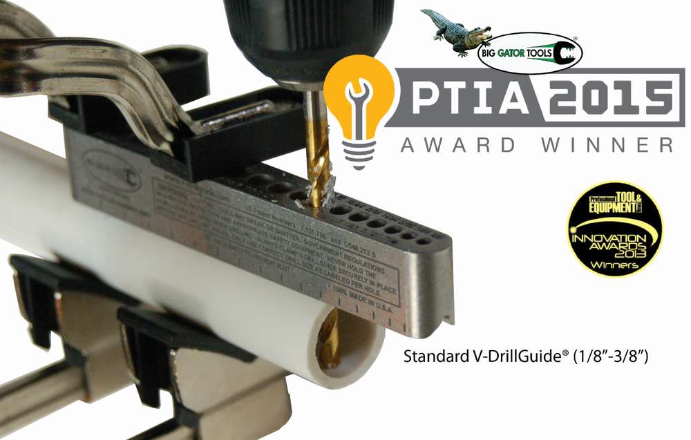 Big Gator Tools - DRILLSET - Big Gator Drill Set - 5 Piece Drill Bit Guide Set