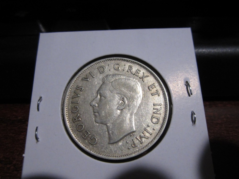 1939 - Canada silver 50 cent - Canadian half dollar
