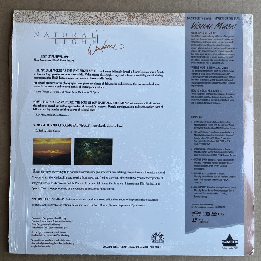 Natural Light: Windance (Laserdisc)