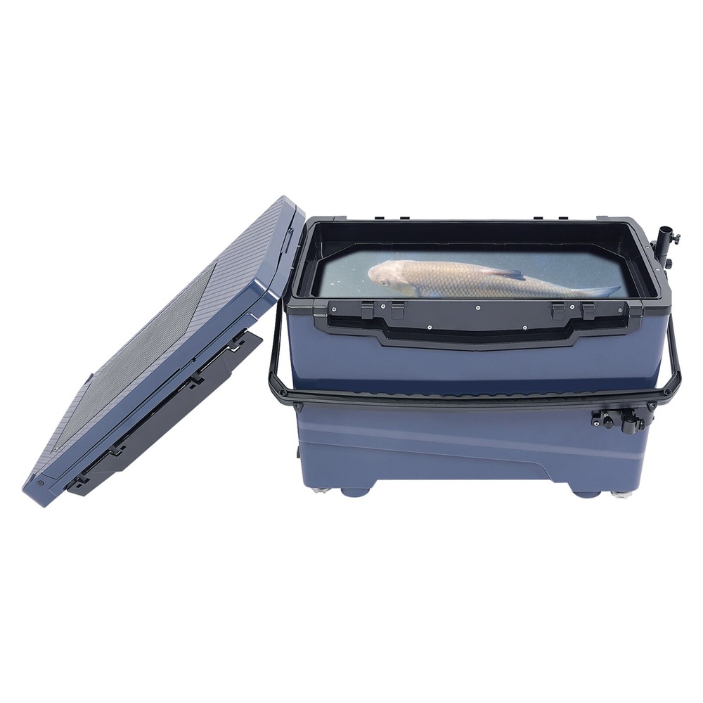Fishing Tackle Box Bait Storage 32L Outdoors Light Rectangle Box 250kg Load