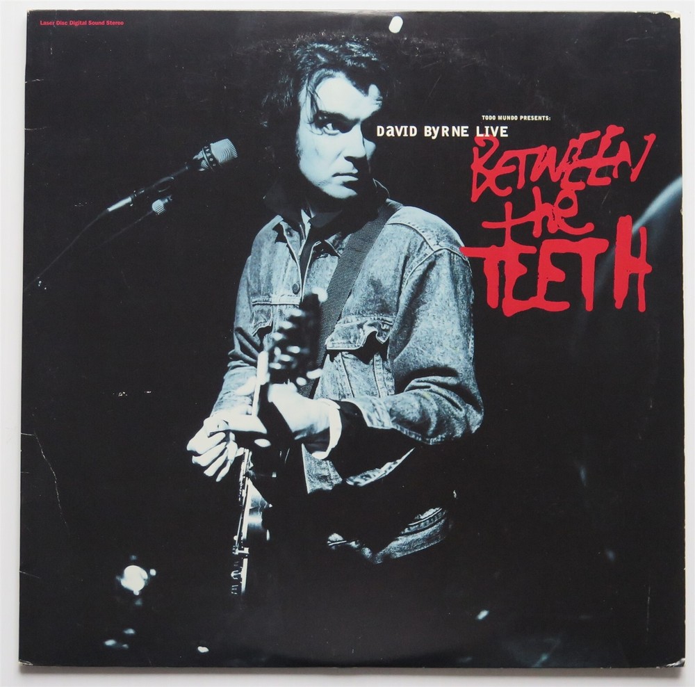 David Byrne live "Between the teeth" laserdisc 1993