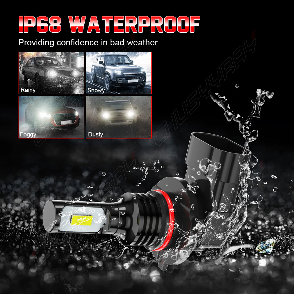 For Dodge Ram 1500 2500 3500 2009-2018 LED Headlight Bulbs + Fog Light Kit