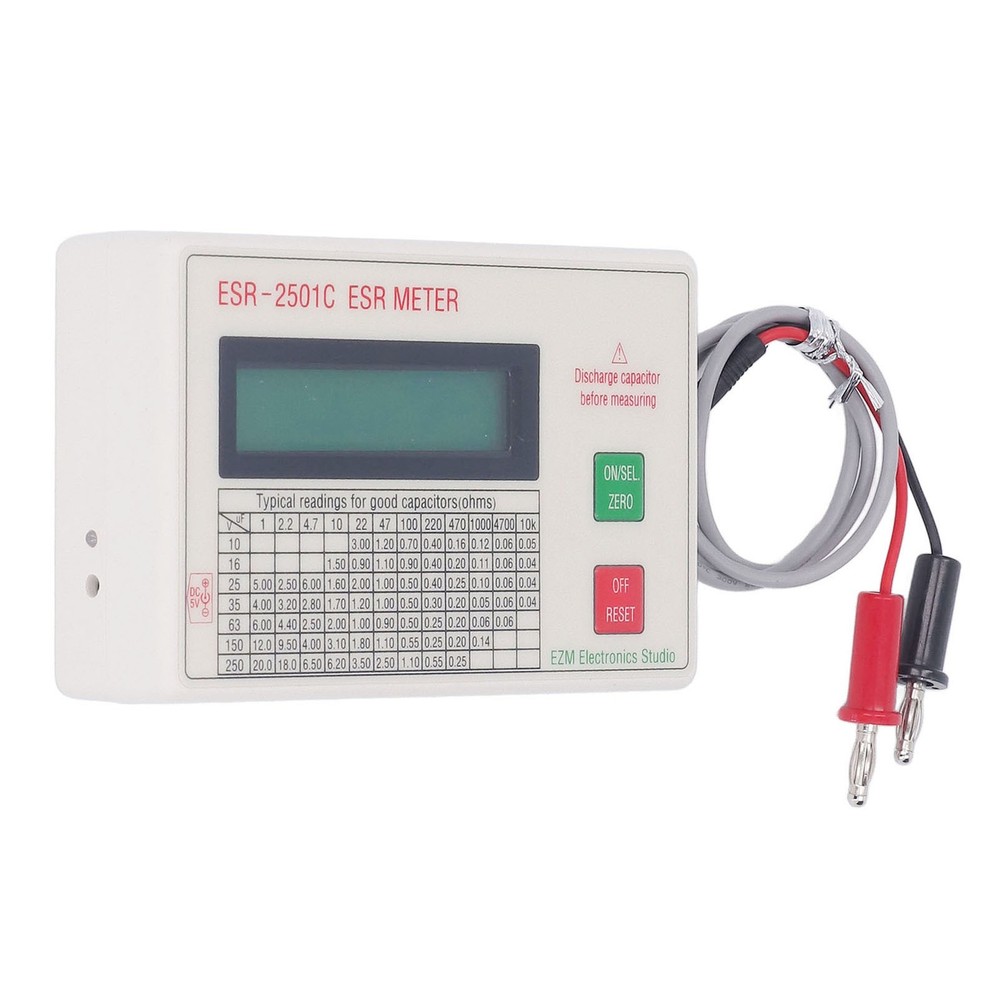 Handheld Capacitor Tester Smart Shutdown Function Capacitance Meter