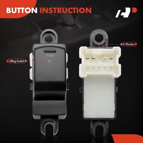 Power Window Switch Compatible with Nissan Frontier 2005-2021, Pathfinder