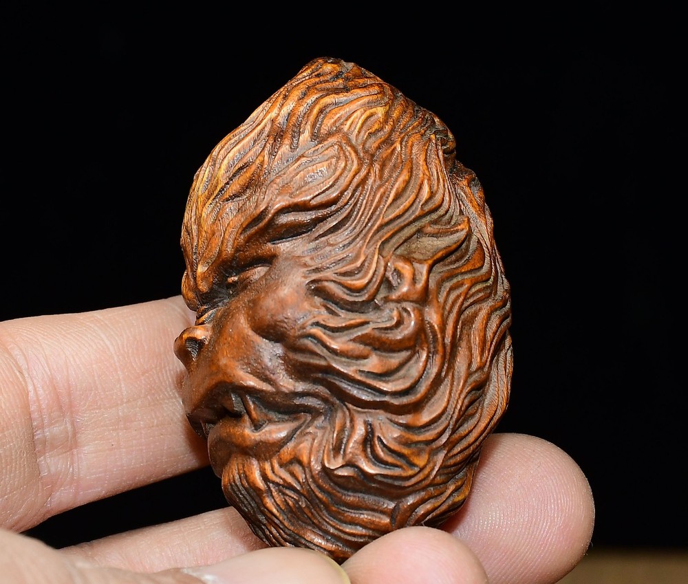 Exquisite Small Leaf Boxwood Wukong Handle