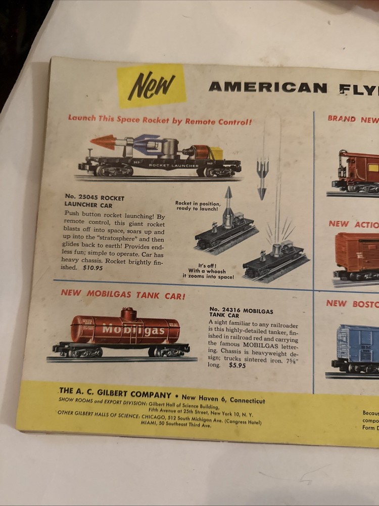 American Flyer Gilbert 1957 Catalog