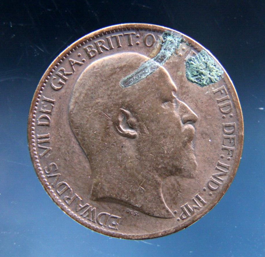 Great Britain, Half Penny, 1906 bronze coin