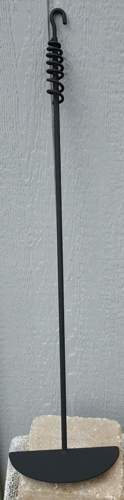 BBQ/Fire Box Round Ash/Coal Rake 18", 27" or 36", Custom Made by a Blacksmith