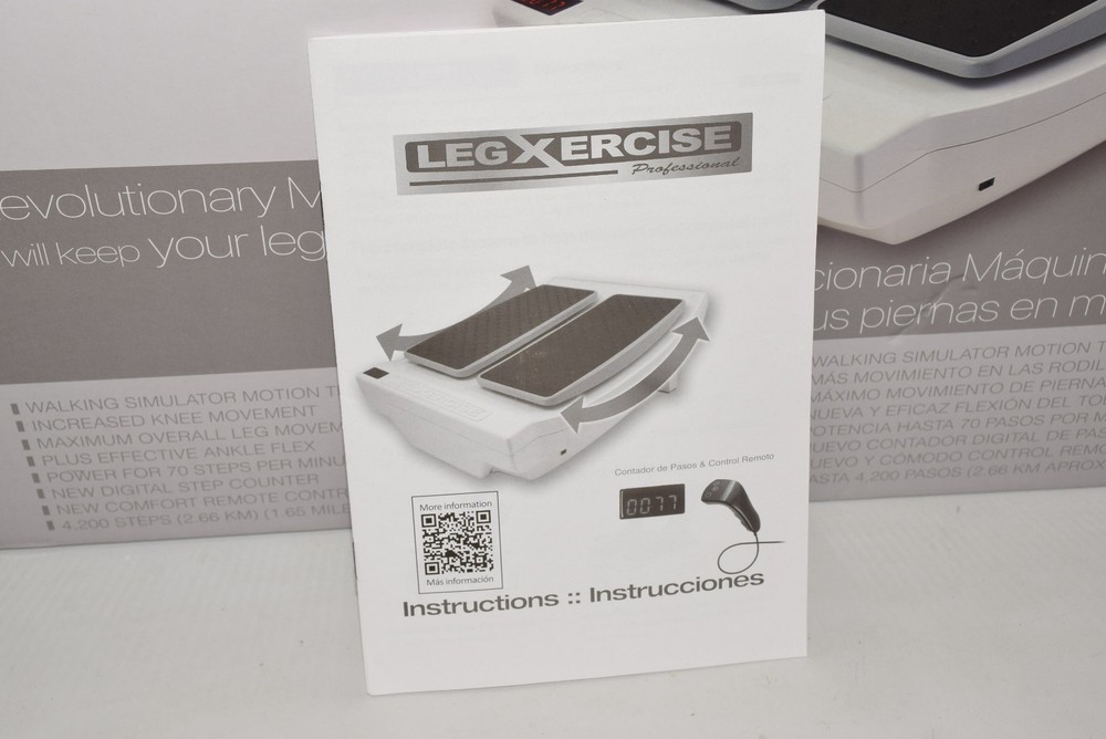 LegXercise Pro LEGX-012 Motorized Leg Activator Exercise Machine w/ Remote