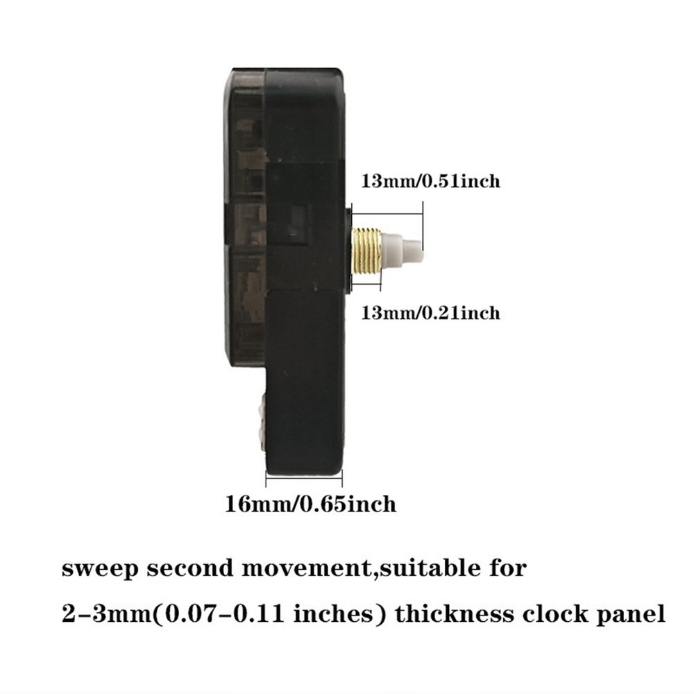 Wall Clock Mechanism Replacement Kit Quartz Movement with Different Hands