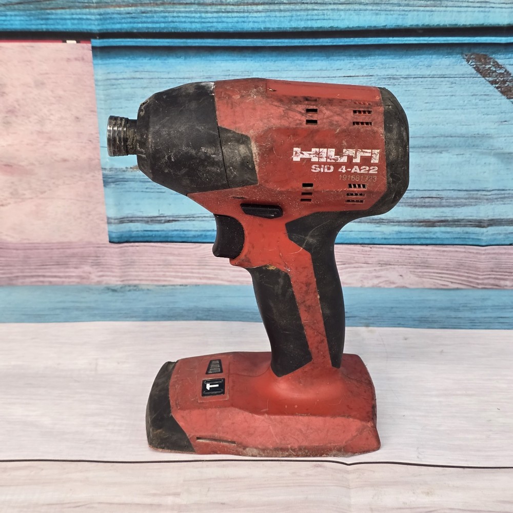HILTI SID 4-A22 Impact Driver 22Volt 1/4 Hex Cordless Tool Only Tested Working