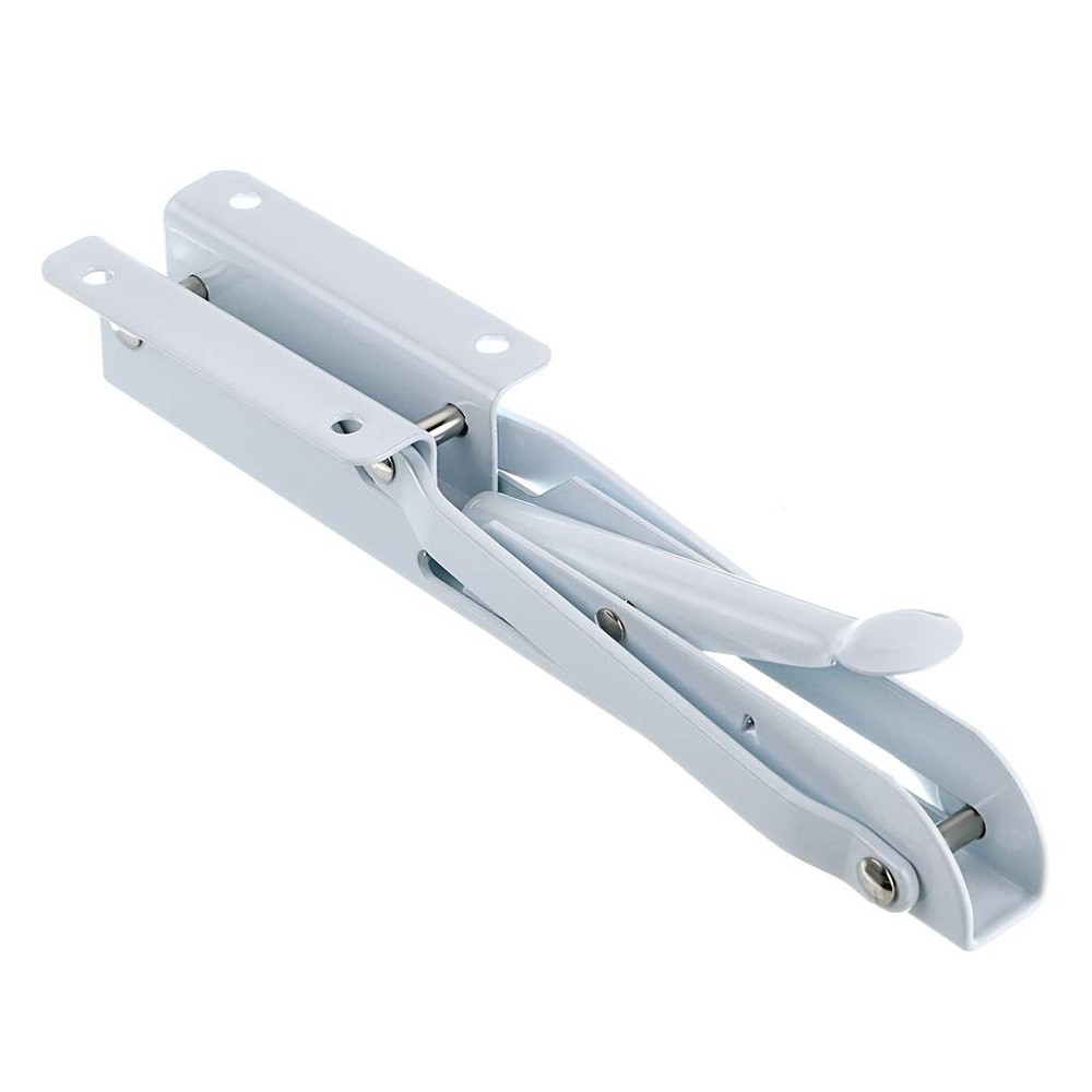 Sturdy Folding Shelf Brackets - Heavy Duty Metal Triangle Table Bench Folding...