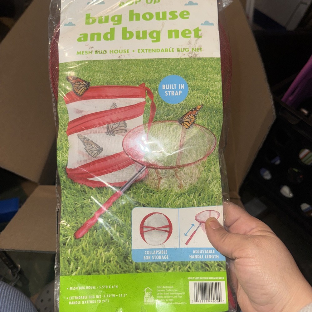 Pop-Up Bug House & Extendable Net, NIP
