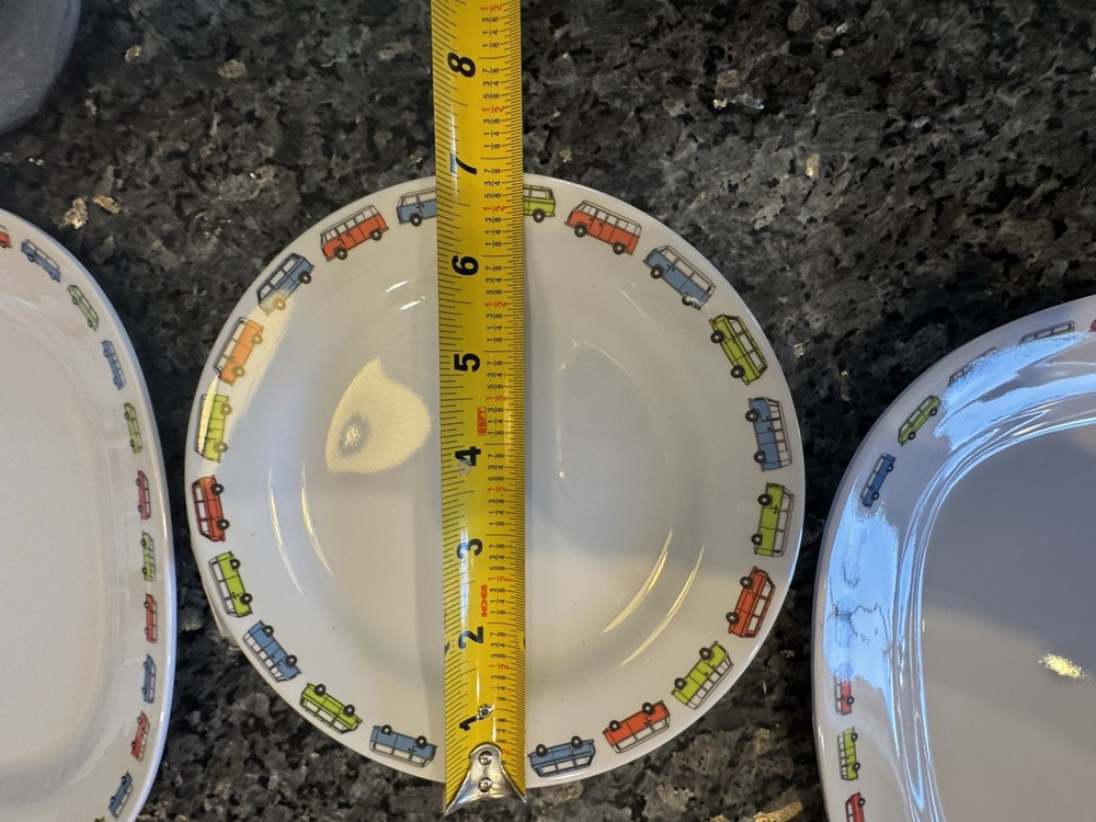 Cool Out Melamine Dinnerware VW Camper Van Service for 12