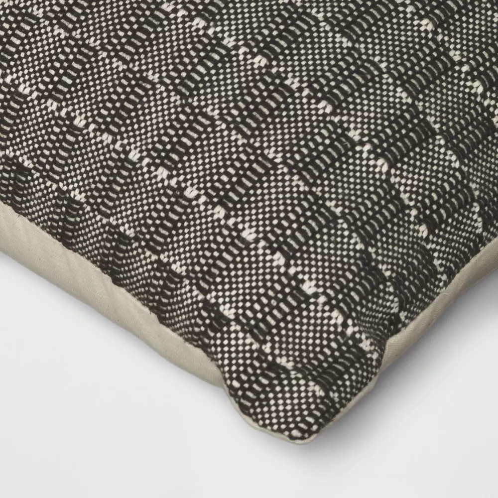 Oversized Textural Woven Square Throw Pillow - Threshold