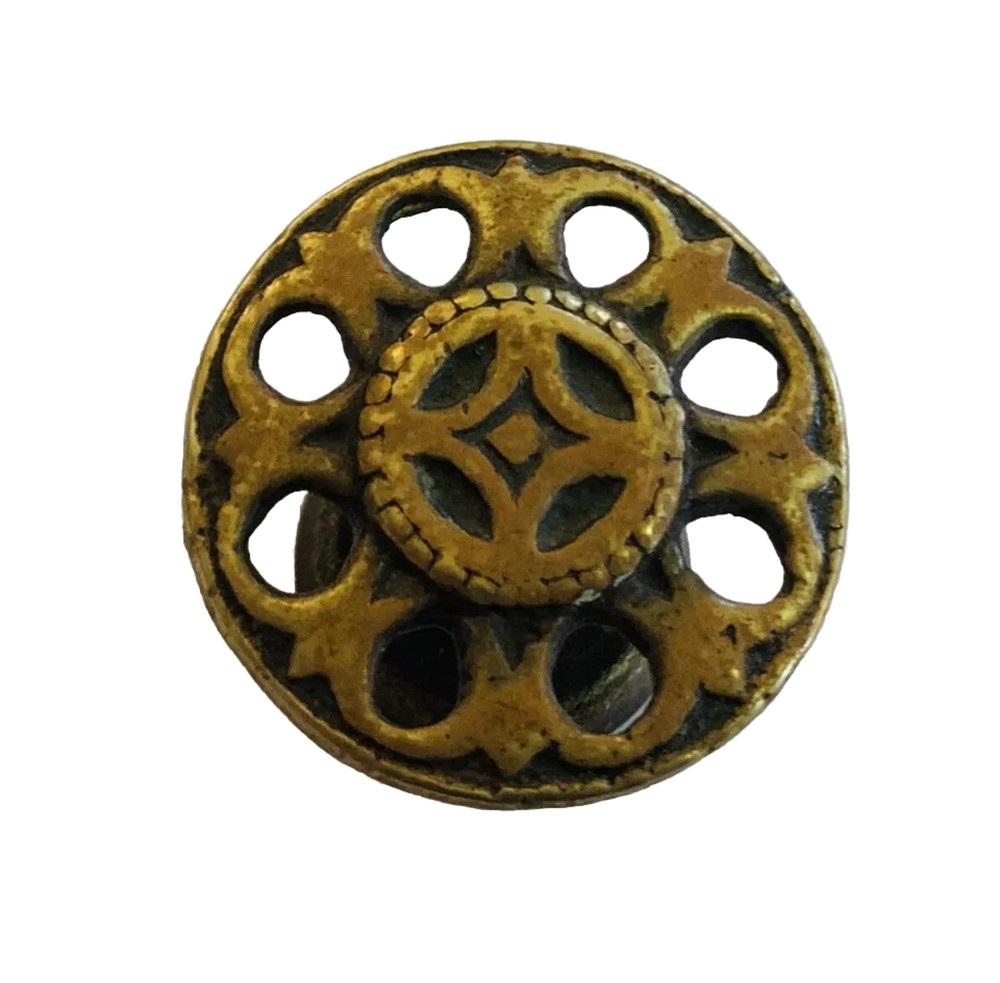 Gorgeous...1800’s Victorian Brass Antique Hardware drawer pulls cabinet knob