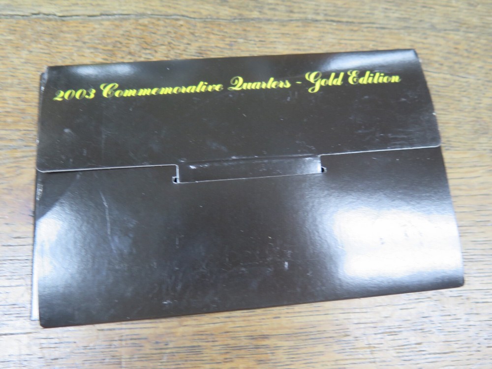 2003 Commemorative Quarters Set Gold Edition COIN SET