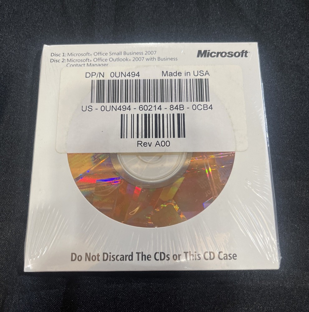 Microsoft Office 2007 Basic Edition BE Full English Version MS ~Sealed BRAND NEW