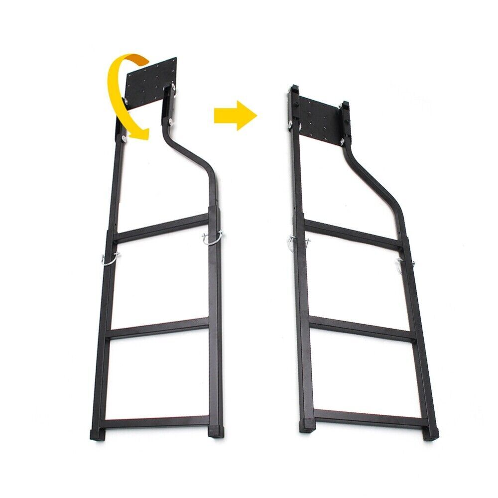 Adjustable Tailgate Ladder Pickup Truck Rear Gate Step Ladders Universal 305LBS
