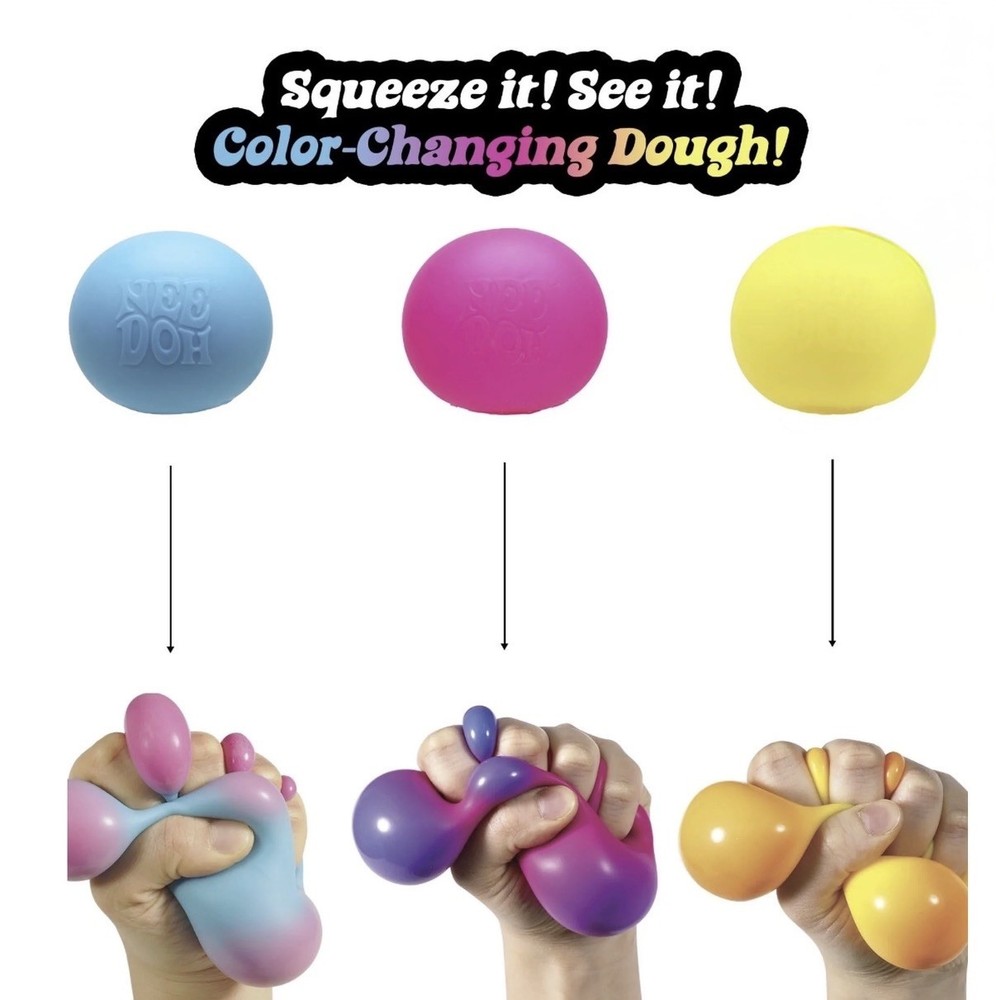 NeeDoh COLOR CHANGE Pink, Blue, or Yellow. Same day ship.