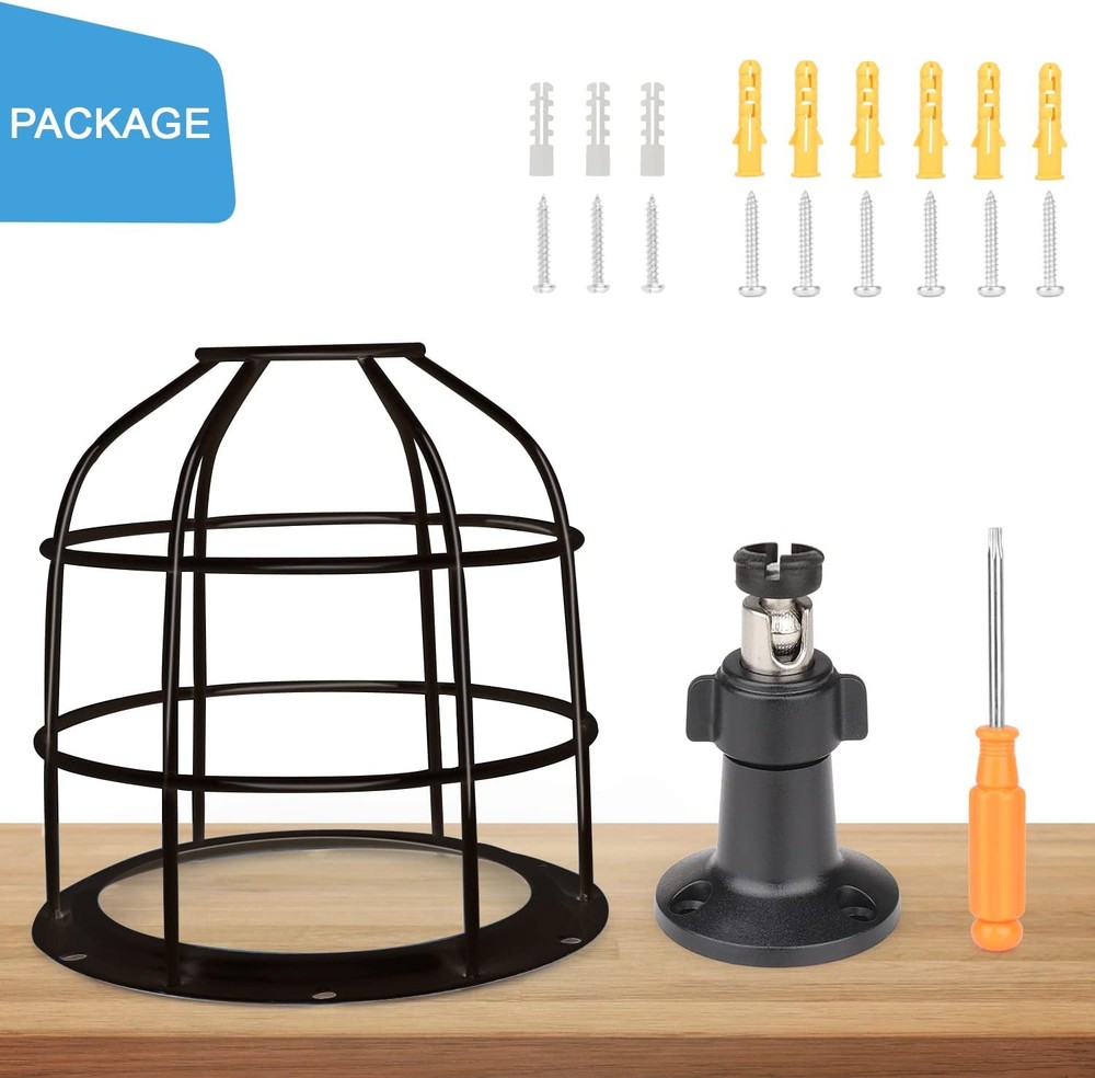 Anti-Theft Camera Mount Cage & Wall Bracket for Multiple Camera Models