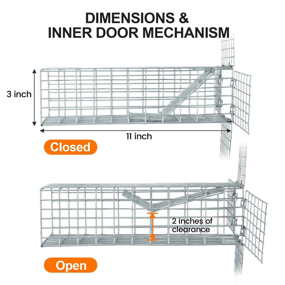 Humane Squirrel Excluder for Attics and Chimneys - Complete Installation Kit