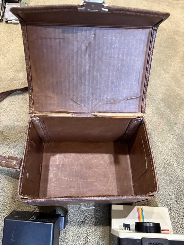 antique-Vintage One Step Polaroid Land Camera With Flash