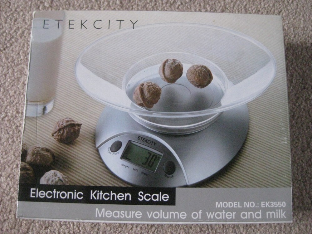ETEKCITY ELECTRONIC KITCHEN SCALE WITH  BOWL MODEL EK3550