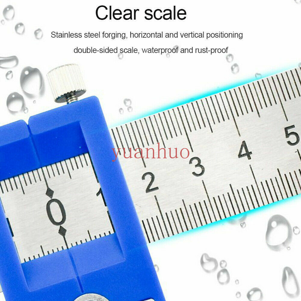 Cabinet Hardware Jig Adjustable Punch Locator Handle Template Tools Drill Guide