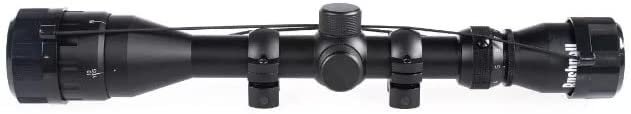 Bushnell Sharpshooter 4-12x40 Adjustable Objective Scope & Ring Combo