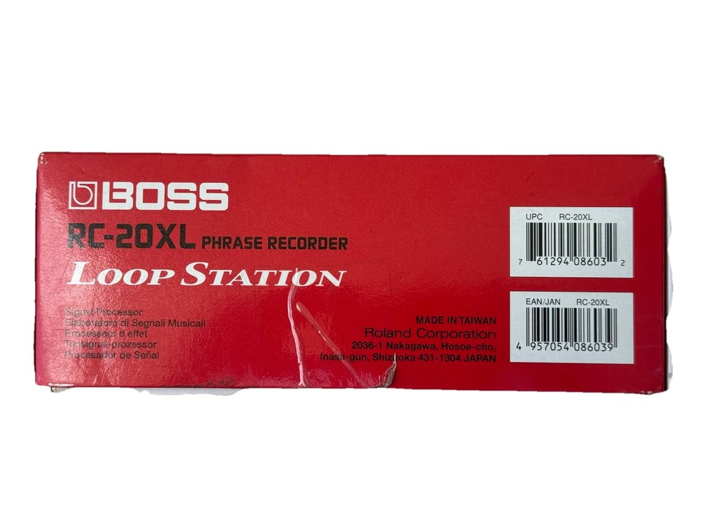 Boss RC-20XL Loop Station Phrase Recorder Sampler Pedal CIB