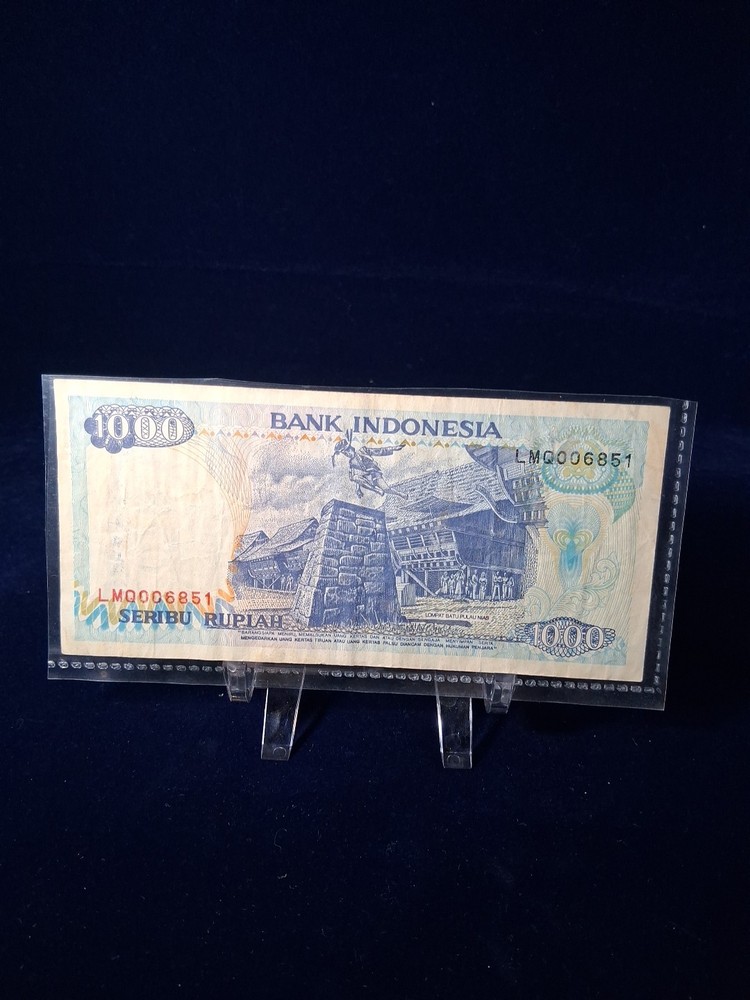 1992 INDONESIA 1000 RUPIAH BANKNOTE