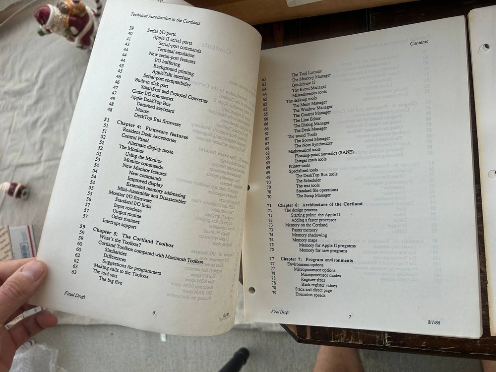 Original Apple internal IIgs Cortland software, ROM & ERS documents 1986–87