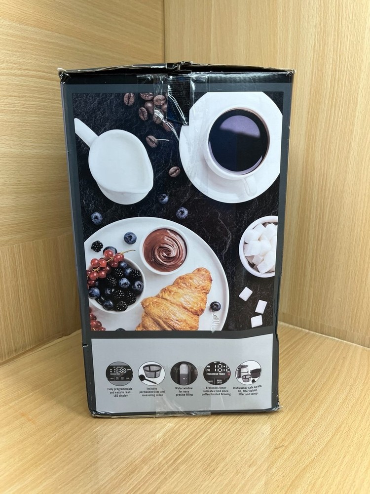 bella PRO - 12-Cup Programmable Coffee Maker - Stainless Steel