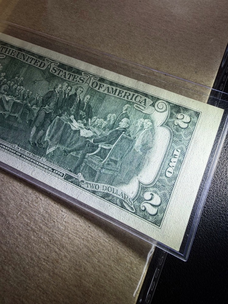 1976 $2 FRN Richmond "MISALIGNMENT ERROR" - UNC "GOOD EMBOSSING"