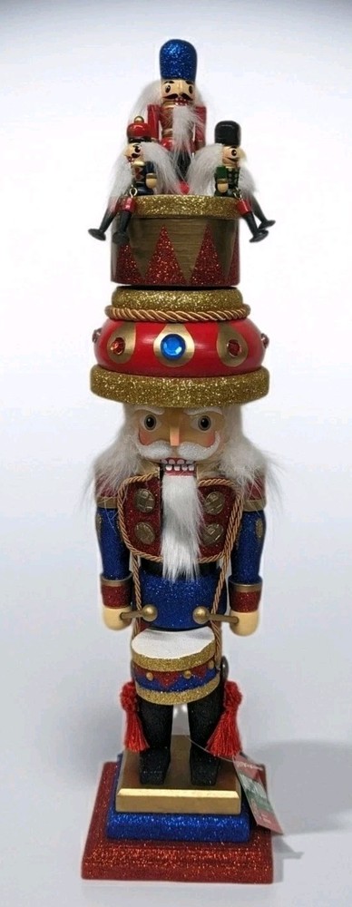 Kurt Adler 20" Hollywood Nutcracker Music Box Hat Nutcracker