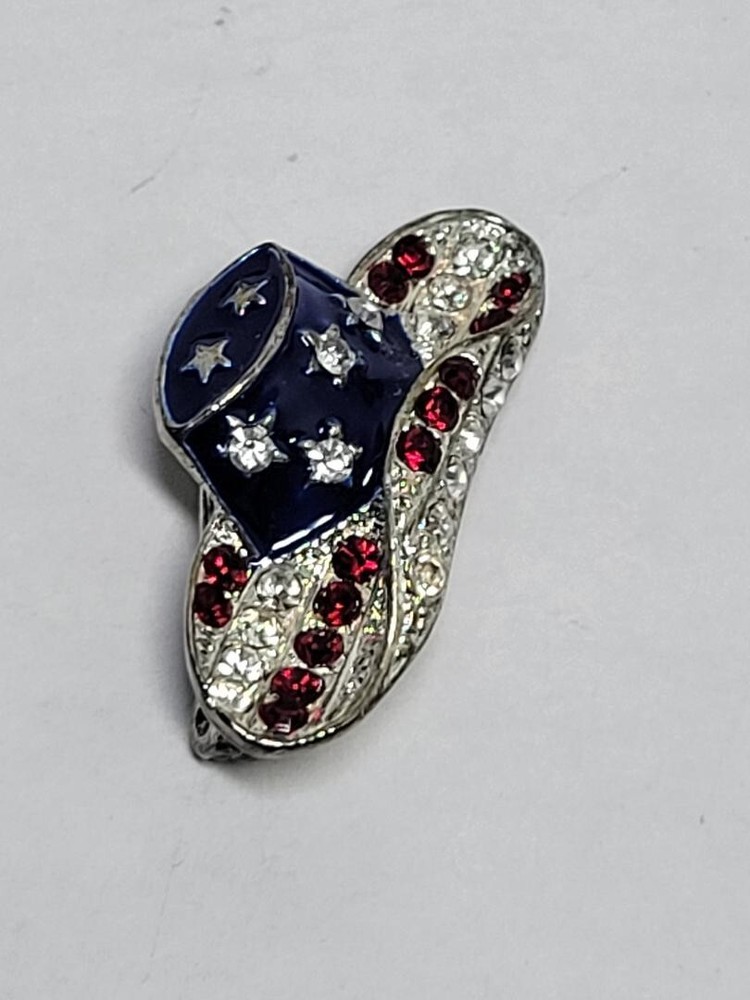 Beautiful Patriotic Lapel Pin NWOT