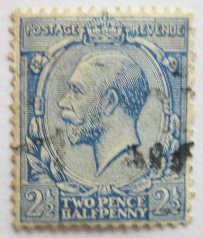 George V 2½d Blue