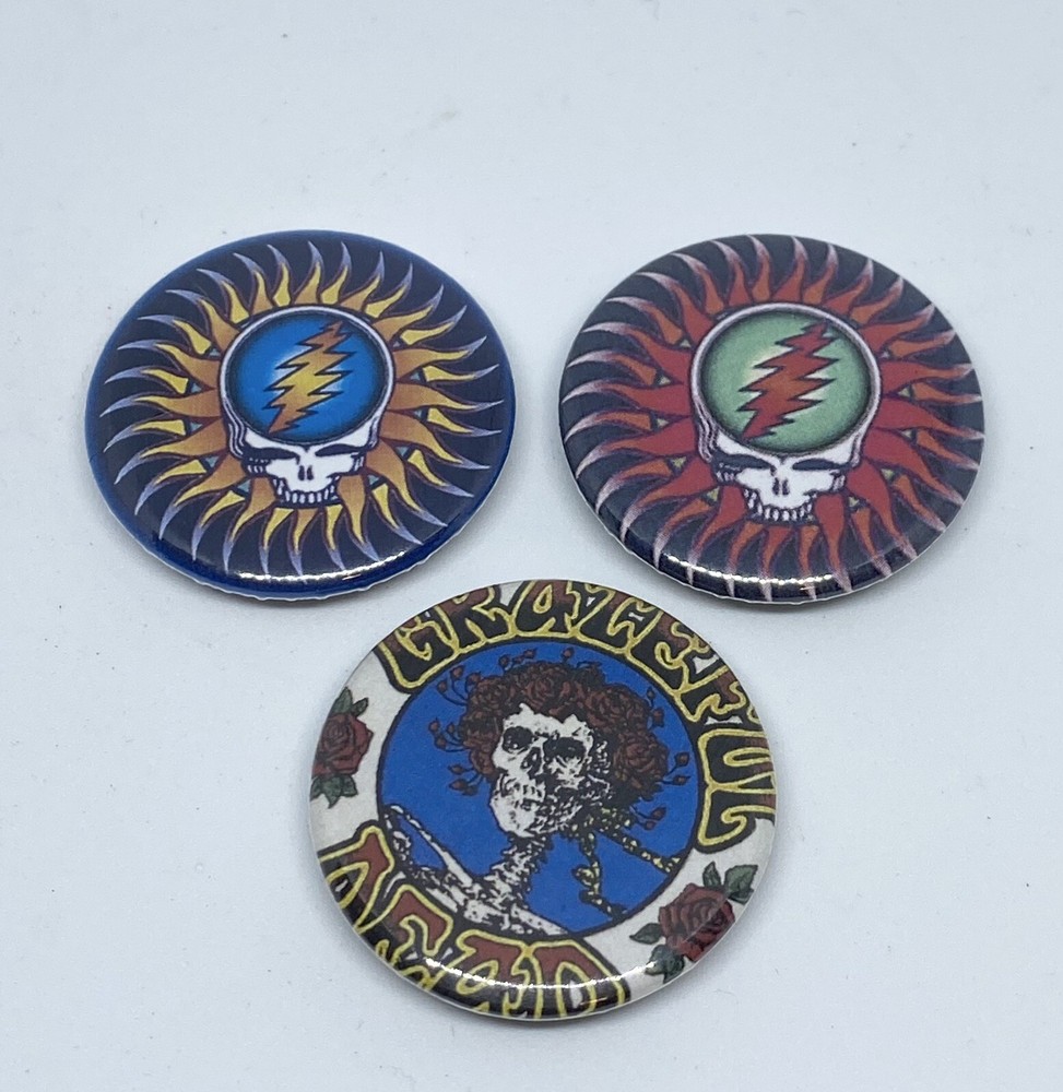 grateful dead magnets 3pk