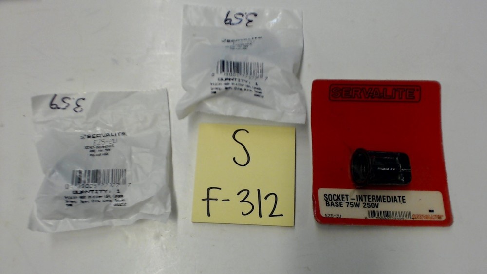 Socket-Intermediate Base Lot of 3 (75W-250U)